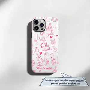 Custom Bride Phone Case, Wedding Phone Case, Going to the Chapel, personalized phone case, Bride to Be iPhone Galaxy Cellphone Smartphone