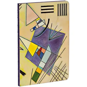 Black and Violet by Vasily Kandinsky A5 Notebook: Our A5 Size Standard Paperback Notebook