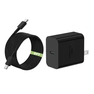 JAYUANONE 1 Pack 45W Super Fast Charger Type C, USB C Android Phone Charger Fast Charging Cord with 6ft Cable Compatible with Samsung Galaxy S25 Ultra/S25/S24/S23 Ultra/S22 Ultra/S20 Ultra/Note 10 Plus/Galaxy Tab S8 Smartphone Cellphone