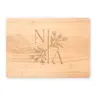 Custom Monogrammed Charcuterie Cutting Board Personalized Kitchen Housewarming or Wedding Gift in Maple Bamboo or Walnut Durable Engraved Chopping Block