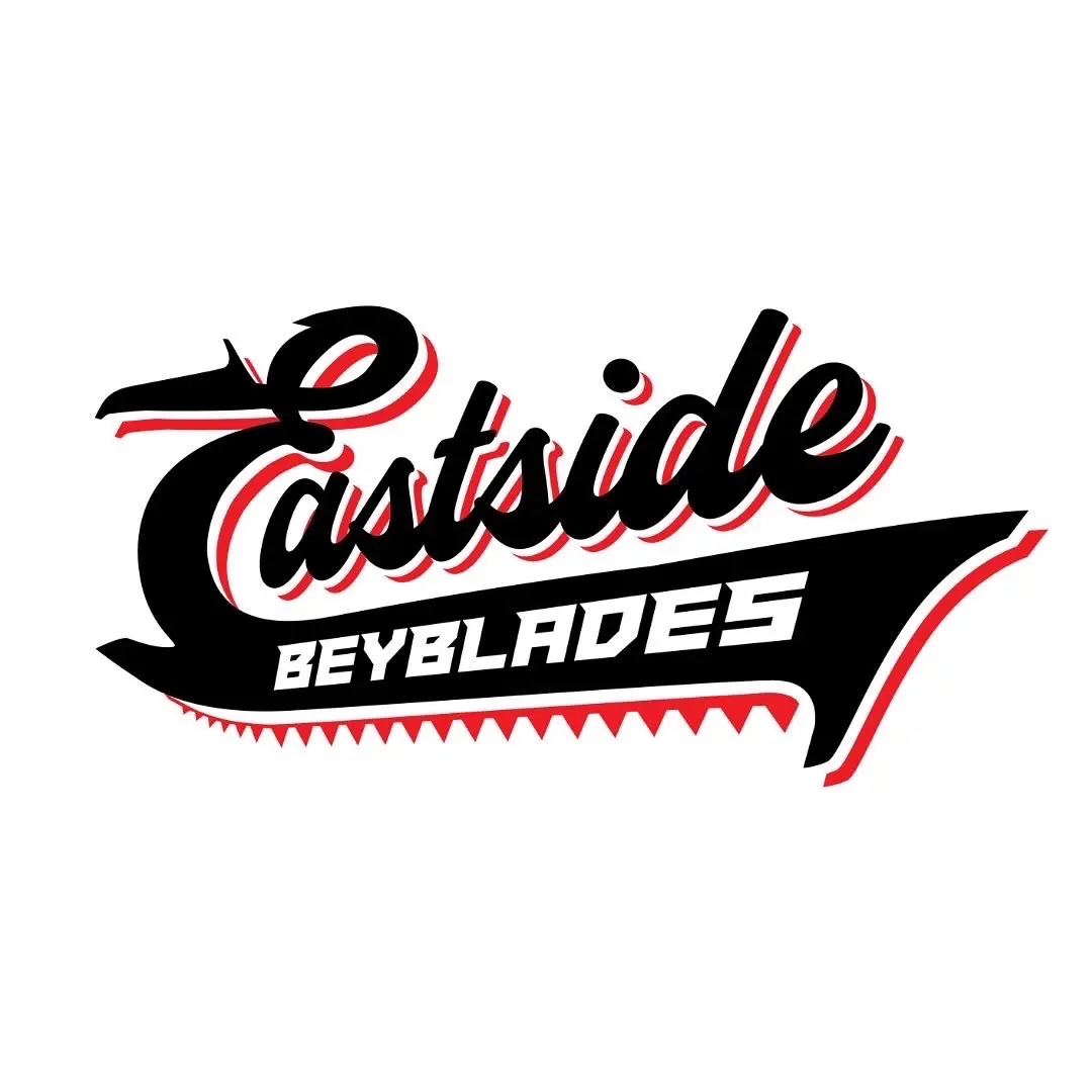 Eastside Beyblades Logo Sticker 4x2 (2) - Decorative Sticker