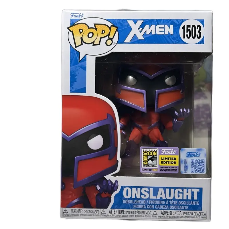 Funko Pop Vinyl Themed Figure - Onslaught Collectible with SDCC Con Sticker