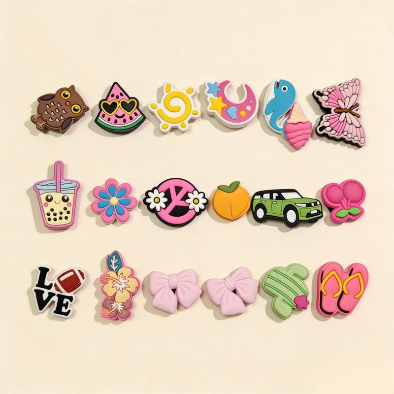 Random Shoe Charms in 30/50/100 Pieces, Versatile for Sneakers and Bracelets, Ideal Party Favor Gifts for All Ages