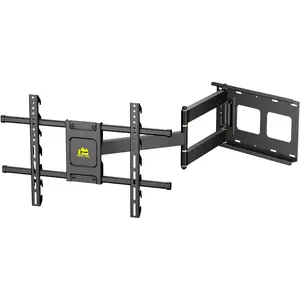 Full-Motion TV Wall Mount with Extra-Long 36-inch Extension Arm - Accommodates TVs up to 90 inches. 150-pound weight capacity. VESA 60 x 400 Mount