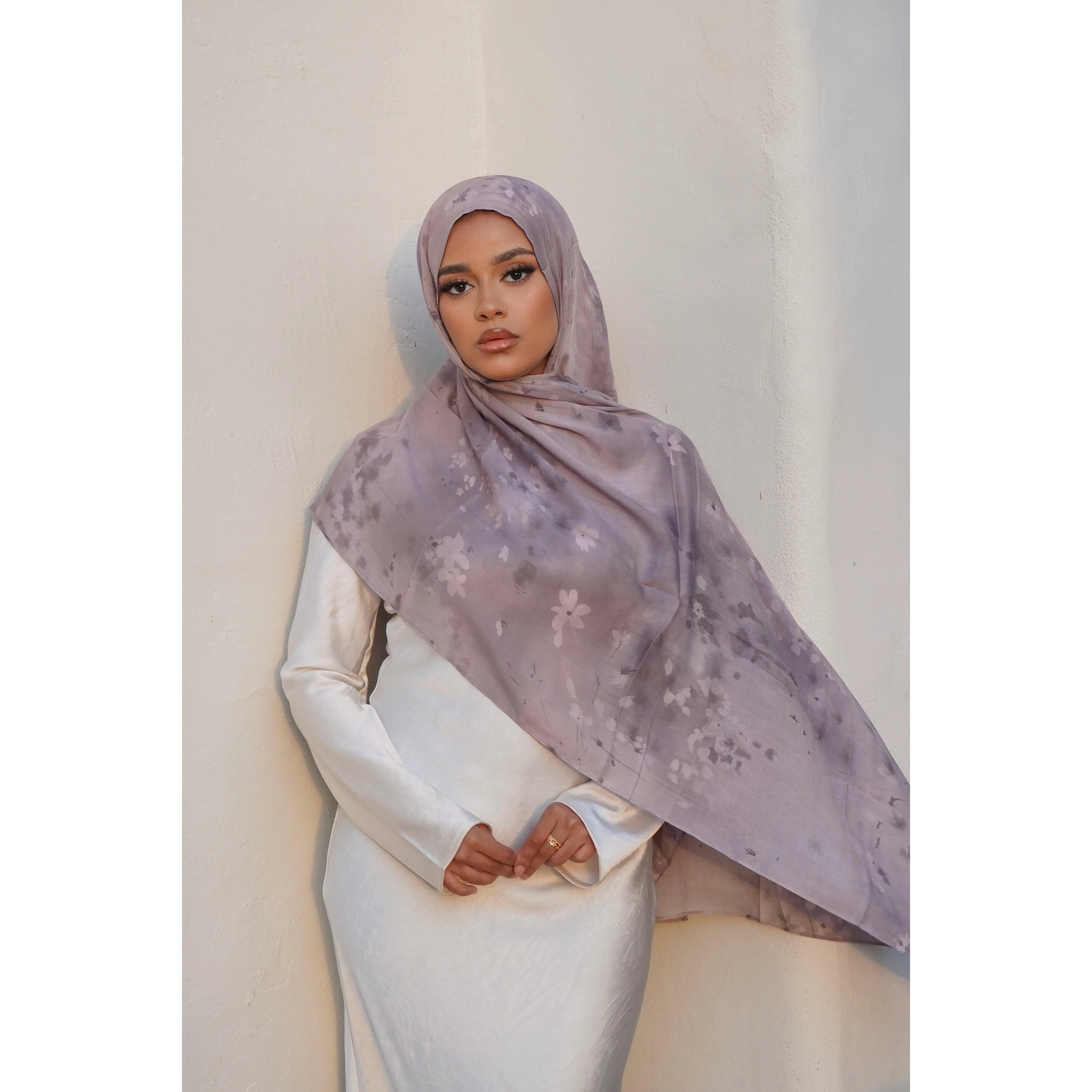 Printed Modal - Lilac Pond