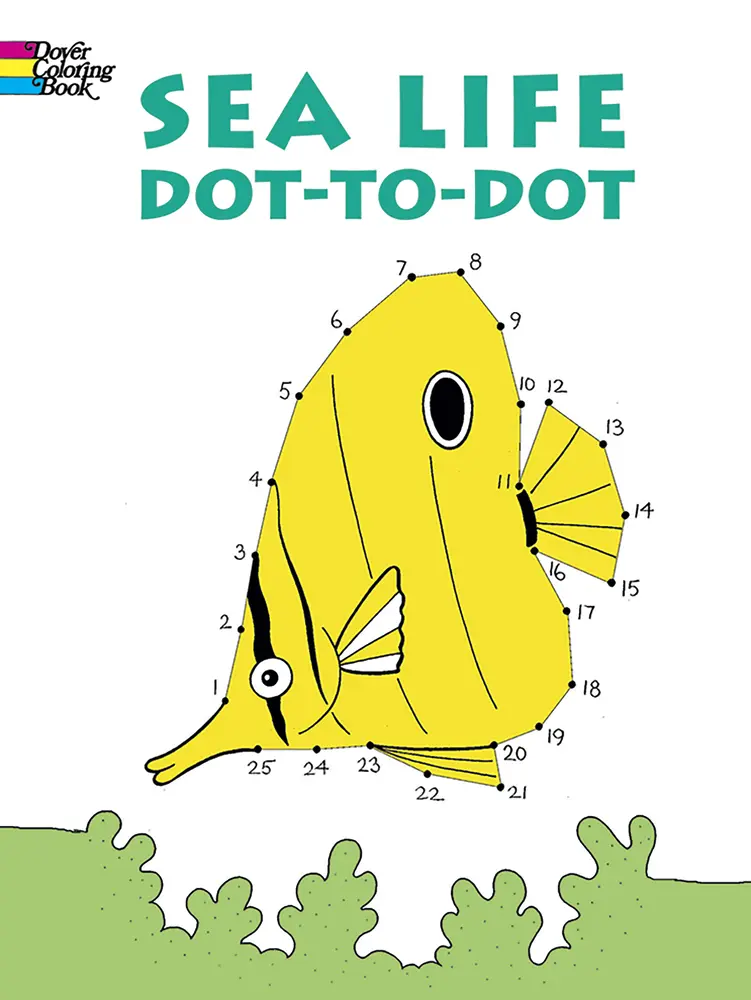 USED Book - Sea Life Dot-To-Dot by Petach, Heidi (Paperback) - english