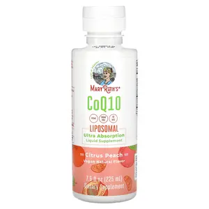 MaryRuth's CoQ10 Liposomal, Citrus Peach, 7.6 fl oz (225 ml)