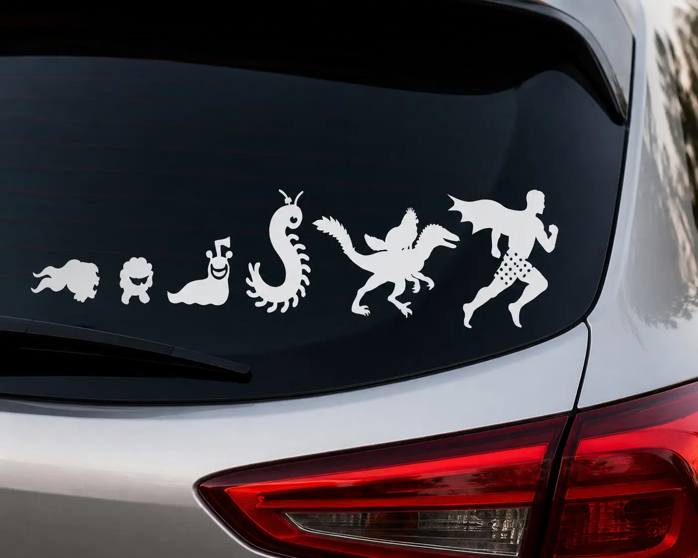 Dungeon Crawler Carl Car Decal, Carl, Princess Donut, Mongo, Scolopendra, Bigs, Samantha, DCC Car Deca, Rend Window Stickers