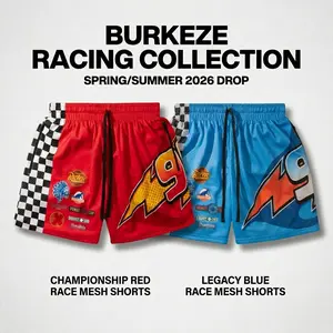 Baseball Lifestyle 101 “GO FAST” Men’s Trimless Hoop Shorts – Athletic Streetwear Basketball Style Shorts, Lightweight Breathable Sports Shorts, Casual Summer Activewear, Relaxed Fit Training & Lounge Shorts