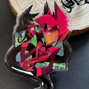 Hazbin Hotel Radio Demon | Acrylic keychain | Double sided epoxy