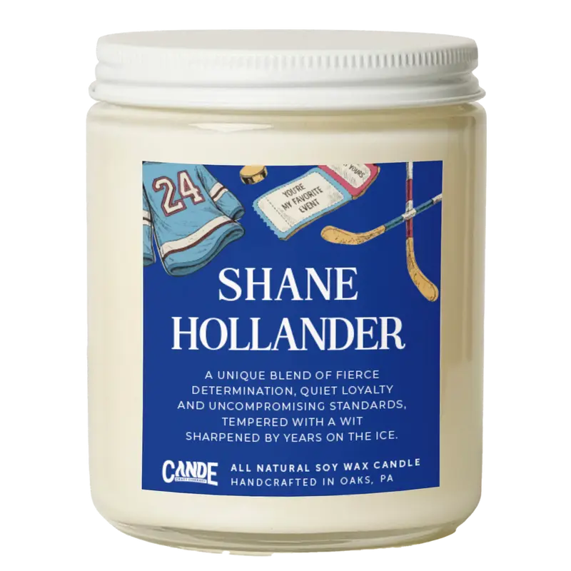 Heated Rivalry Themed Candles - Shane Hollander & Ilya Rozanov Design, Home Decoration, Clean Burn, Leather Amber + Cardamom & Citrus + Clean Sandalwood Scents, Gifts for Adults