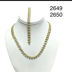 Rodriguezjewelry # 2650 necklace 19.5 inches # 2649 bracelet 7.5 inches