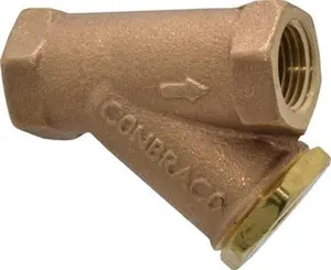 Conbraco Apollo Cast Bronze Y-Strainer - 1/2" FNPT End Pipe (1/2 inch), 400 psi WOG Rating, Model 59-003-02
