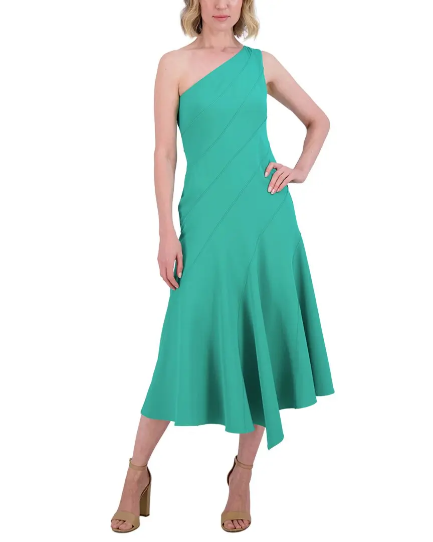 Vince Camuto One Shoulder Solid Maxi Dress