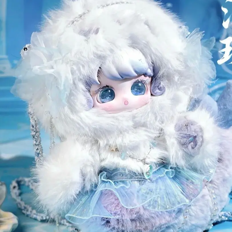 Tutu Kunmi Dreaming Mountain Sea Embroidered Mythical Beast Plush Doll, Multiple Pieces Collectible Toy with Pose Change & Soft Fabric, Cute Gift for Girls