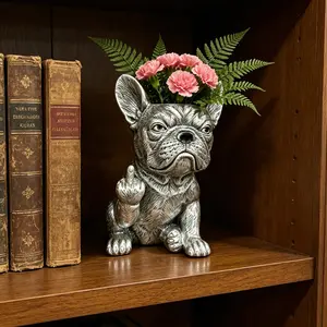 Funny Stress Relief Dog Paw Flower Pot, Cool Resin Planter, Multi-Scene Decor, Perfect Gift for Friends and Garden Lovers, Desktop Flower Pot