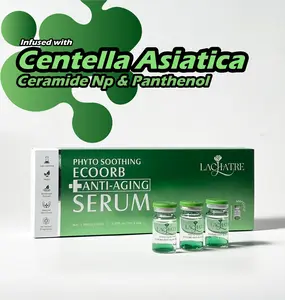 LACHATRE BEAUTY: Green Phyto Soothing EcoOrb Anti-Aging Serum with Centella Asiatica Extract & Ceramide Np & Cactus Extract & Oligopeptide-1/2/3/5 & Panthenol for Tranquil & Conditioning Skin Vegan Soothing Repairing Sensitive Skin K-Beauty