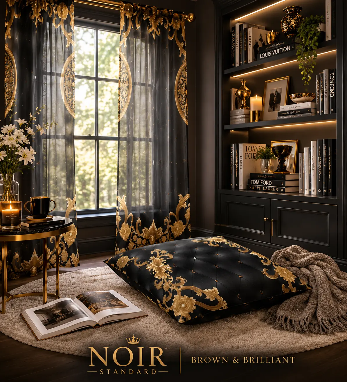 Noir Standard™ Grand Veil™ Sheer Curtains