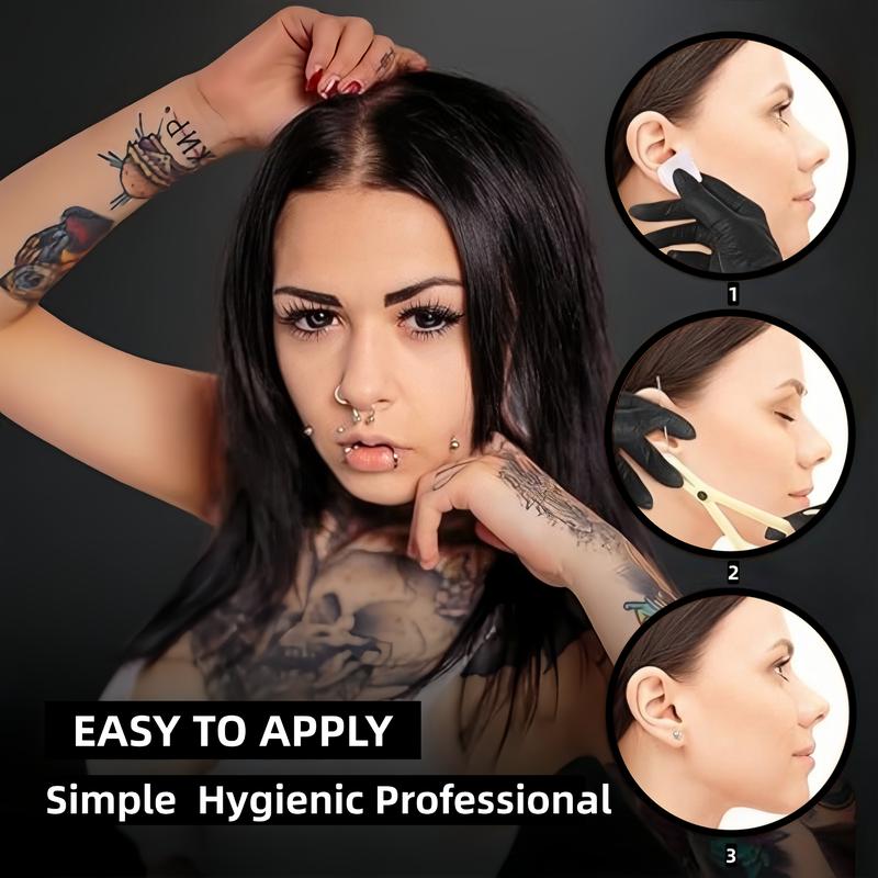 124pcs Mixed-pack Kits For All Body  Stainless Steel 14g 16g 20g And With Tools Nose Septum Lip EarBelly Button Cartilage Tragus