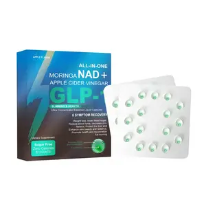 NAD+ Supplement Activated Concentrated Essence Liquid Capsule, NAD Supplement Formulated With Moringa, Support to Support Digestive Health, for Energy and Focus, Healthcare Fitness