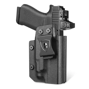 WARRIORLAND IWB Kydex Holster for Glock 43X MOS / 48 MOS with TLR-7X Sub or TLR-7 HL-X Sub – Optic Cut | Full Sweat Guard | Posi-Click Retention | Adj. Cant & Retention, Right Hand