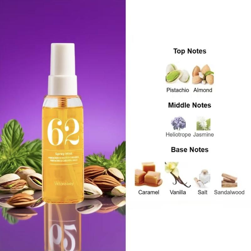 VictoriaKey Summer Limited Edition Brazilian Fragrance Mist Set Natural Fresh Scent for Travel Home Office Perfect Holiday & Christmas Gift(Alcohol-Free ), fruity perfume set