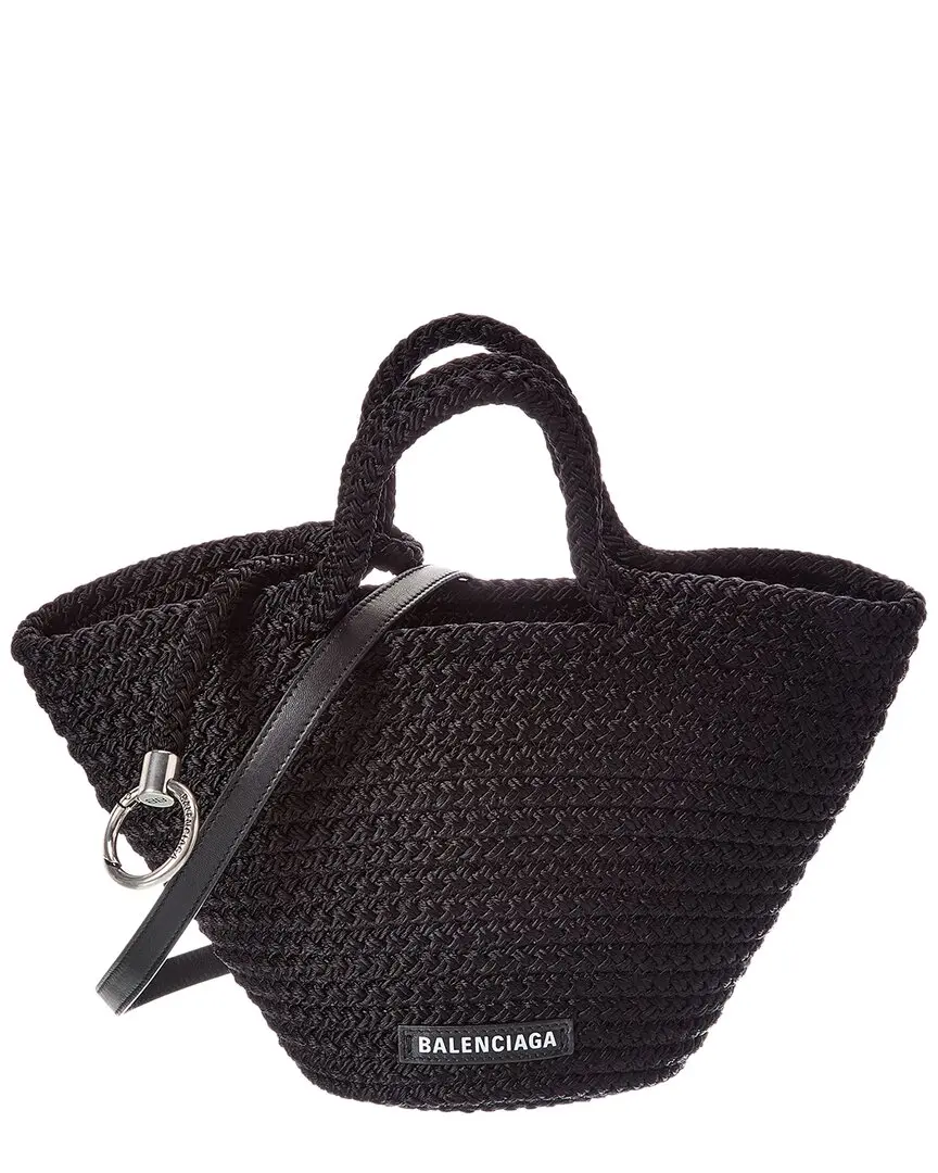 Balenciaga Ibiza Small Rope Basket Tote Balenciaga Ibiza Small Rope Basket Tote