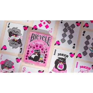 Bicycle Cat (Pink) Playing Cards by US Playing Card Co.