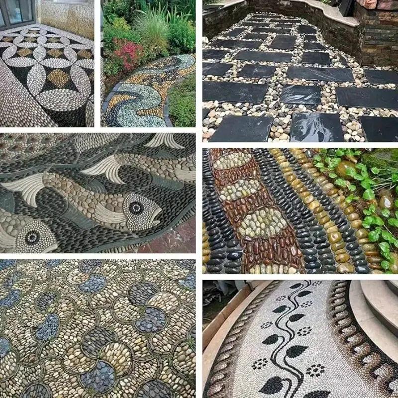 Multi-application Mixed Color Decorative Stone (1 Pack), 14.1oz/400g Stone for Garden Decor, Fish Tank, Flower Pot & Succulent Plant