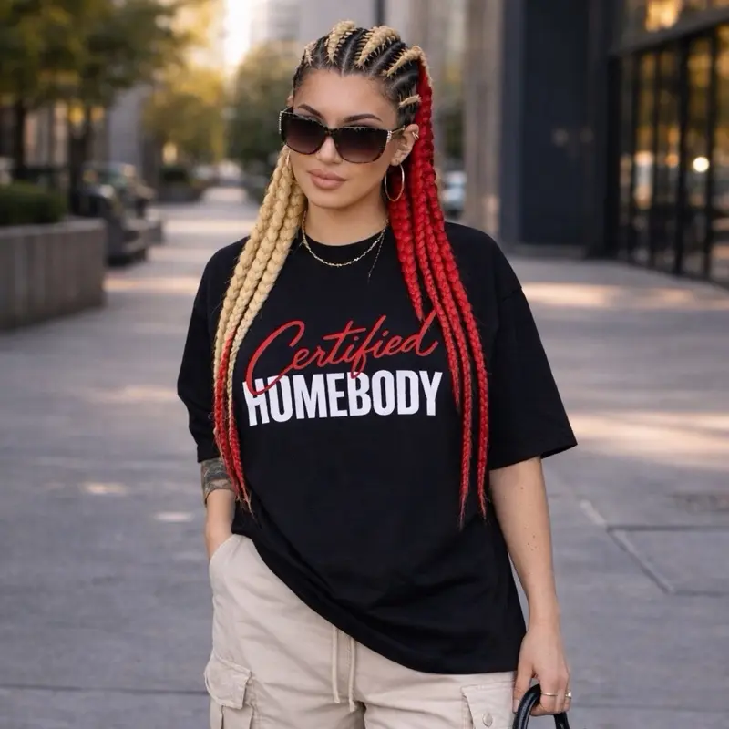 Certified Homebody T-Shirt, Unisex Graphic Tees, Regular Fit Casual Street Wear, Short Sleeve Tee in Premium 100% Soft Ring-Spun Cotton for Everyday Comfort Womenswear Breathable Style Tshirt Summer Top