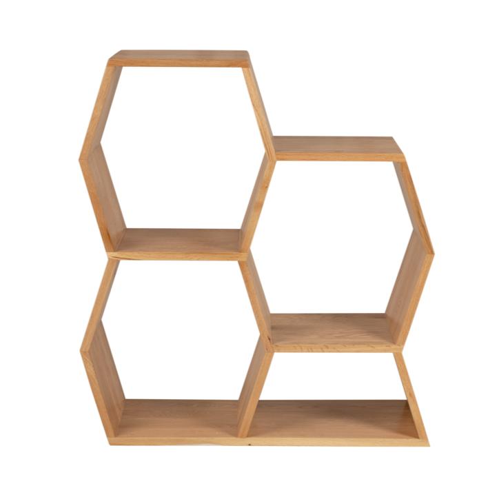 Honeycomb Shelf – Medium | Modular European Oak Storage - TikTok Shop