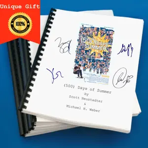 500 Days of Summer Movie Script Screenplay Gift
