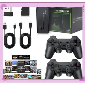 2026 Newest Retro Game Console, 20000+Games Wireless Home Video Game Console with 2 Wireless Handles, 64G HDMI TV Plug and Play PSP Arcade Stick, Support Dual TV Output, Gift for Kids & Adults(Gag Toys & Practical Jokes)(Gag Toys & Practical Jokes)