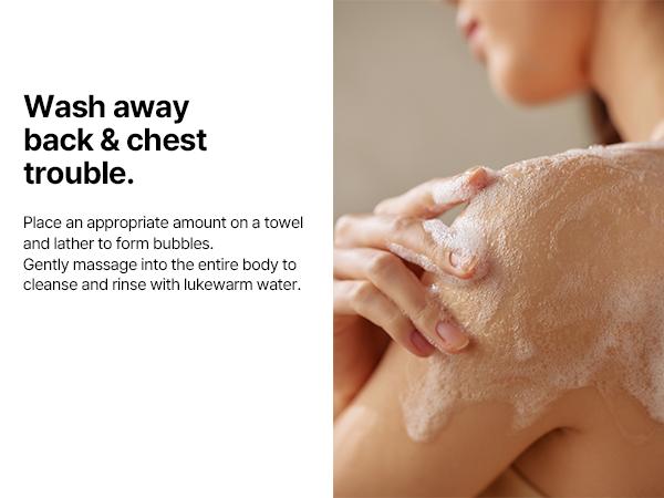 Korean Exfoliating Body Care Duo - Exfoliating Body Cleanser & Multi-Use Skincare Pad for Armpit and Body Exfoliation - Korean Skincare