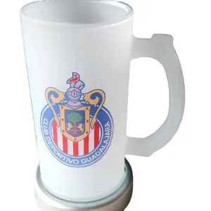 chivas de Guadalajara vaso con  capacidad 16oz Glass muy buena calidad