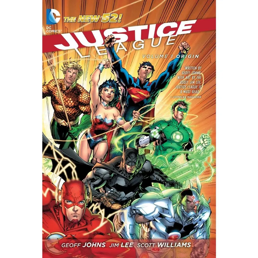 USED Book - Justice League Vol. 1: Origin (the New 52) by Johns, Geoff (Paperback) - english