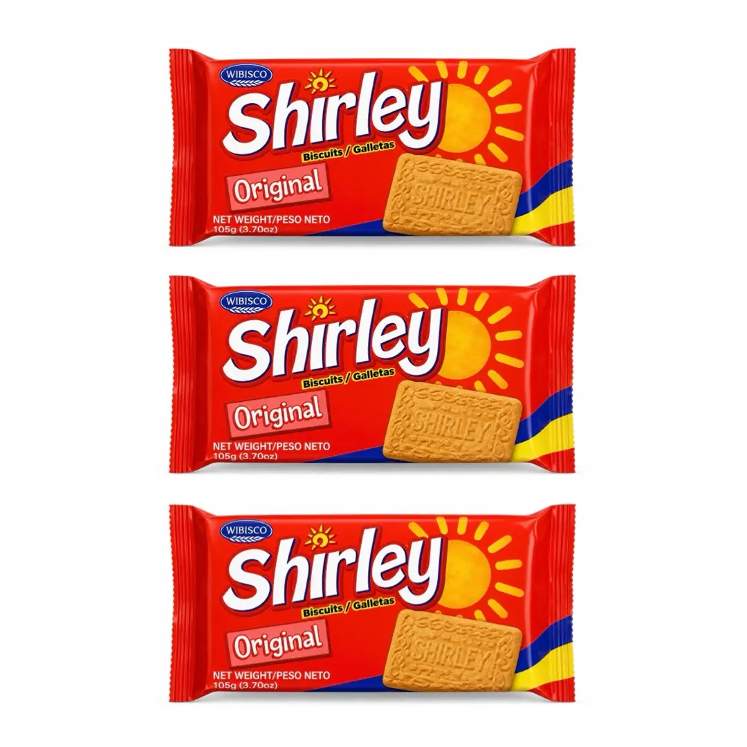 WIBISCO SHIRLEY ORIGINAL BISCUITS 3.70OZ (PACK OF 3)