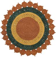 Orange Green Yellow 4' 1 x 4' 1