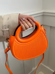 New Trendy Candy Color Shoulder Crossbody Bag, Fashionable Casual Simple Versatile Single Strap, Stylish Daily Use Everyday Bag Accessory