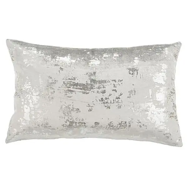 Safavieh 12" x 20" Edmee Metallic Pillow