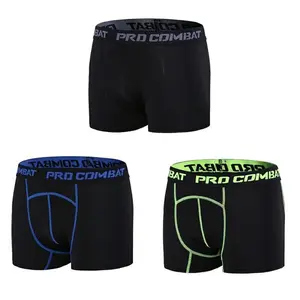 Men’s Running Compression Boxer Briefs | 2026 New Quick Dry Anti-Chafing Breathable Athletic Trunks