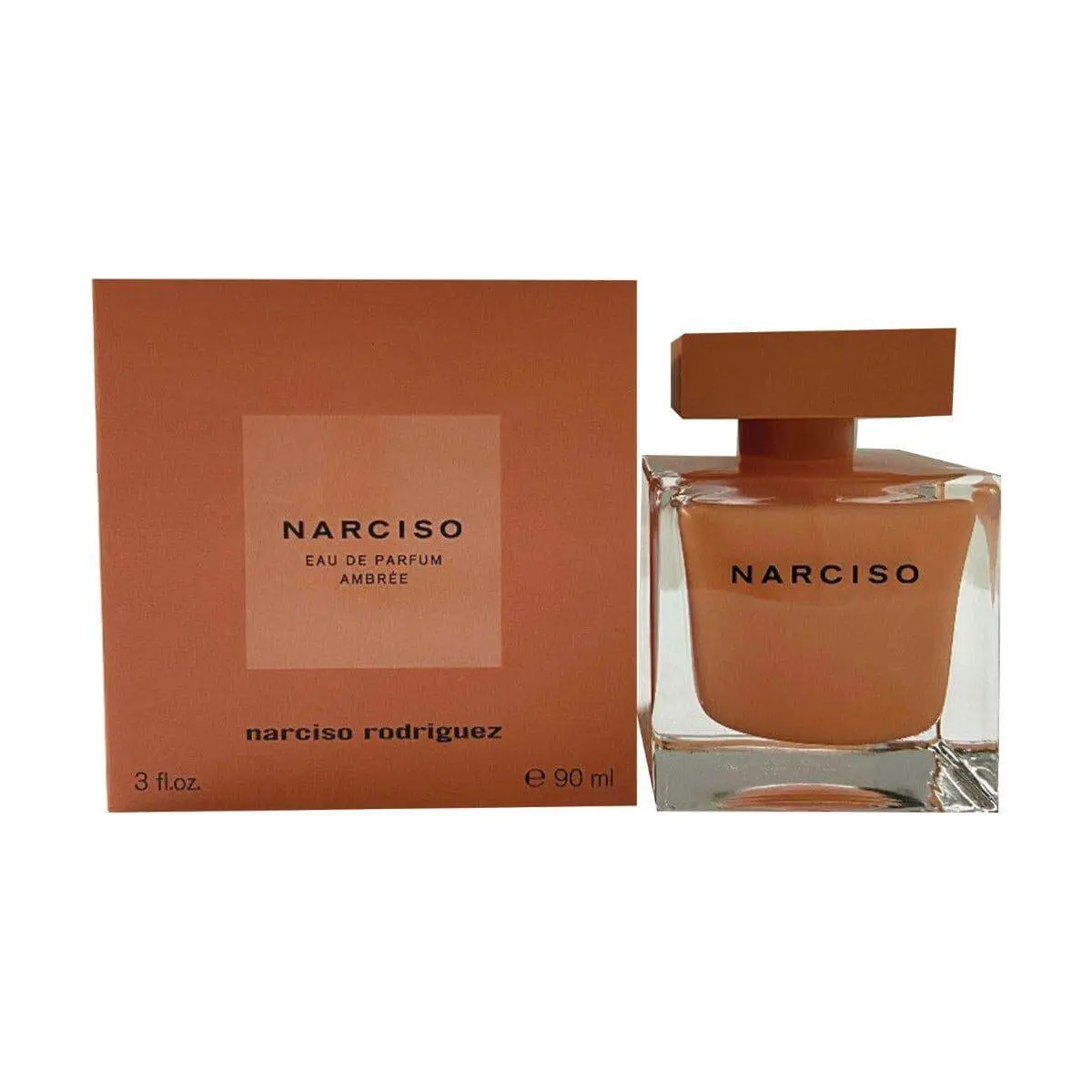 Narciso Rodriguez Narciso Ambree Women's Eau de Parfum (EDP) - 3 fl oz (3-3.9 fl oz Range), Luxury Fragranced Perfumed Boxed Women's Floral Fragrance with Ylang Ylang & Amber Musk, New In Box, Fragranced Women's Fragrance