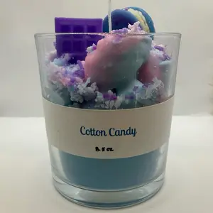 Cotton Candy Scented Candle Decoration Aroma