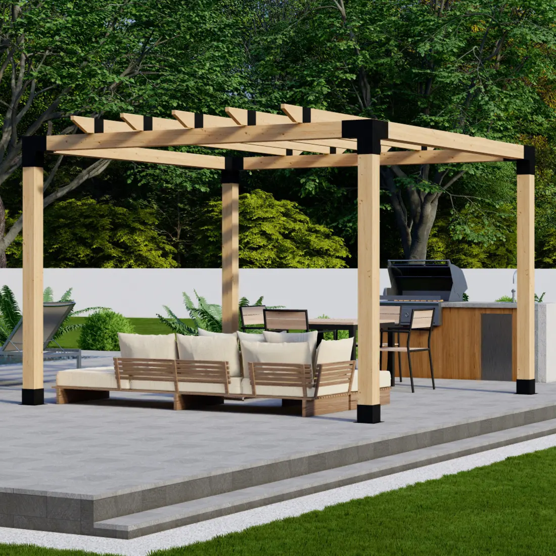 DIY Pergola Kit (Customizable)