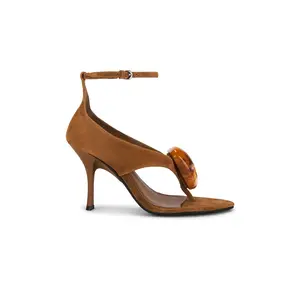 Jeffrey Campbell Ameliana Sandal in Tan Suede Combo