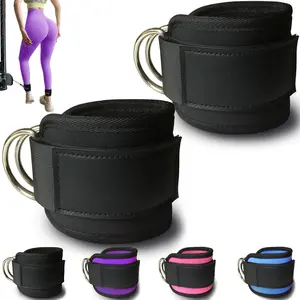 Ankle Strap(Pair) for  Machine, Ankle Cuff for Kickbacks,  Extensions, Lower  Exercises, Glute Workouts, Booty  Abductors Exercise, for  & Gym