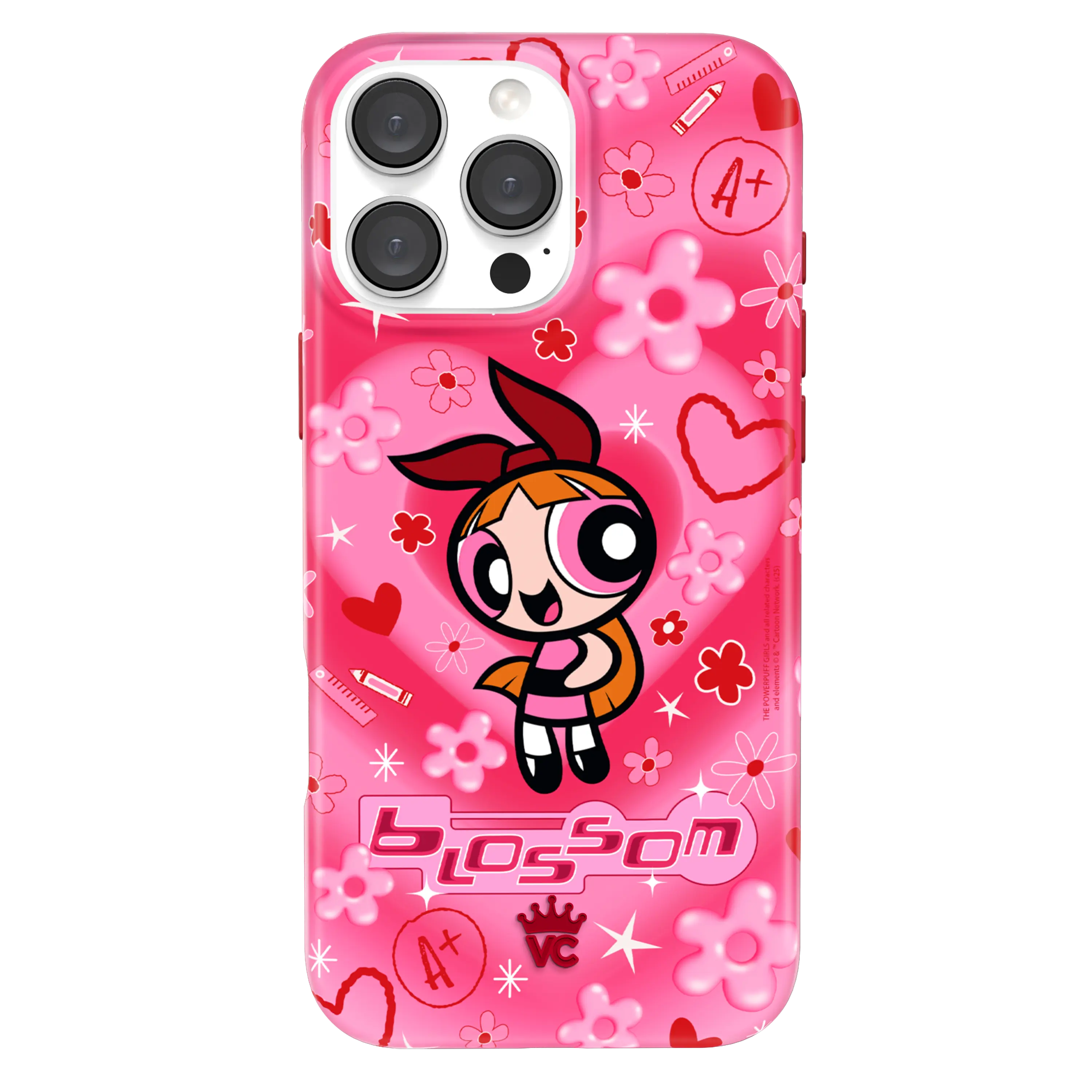 The Powerpuff Girls Blossom iPhone Case - Trendy MagSafe-Compatible Phone Cases with Shockproof Protection Cases for Iphones