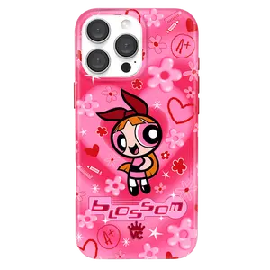 The Powerpuff Girls Blossom iPhone Case - Trendy MagSafe-Compatible Phone Cases with Shockproof Protection Cases for Iphones