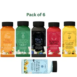 Circe Soul Bath Elixir Set of 6 Intentional Ritual Blends for Manifestation Energy Cleansing & Inner Healing with Epsom Salt 8 oz Each