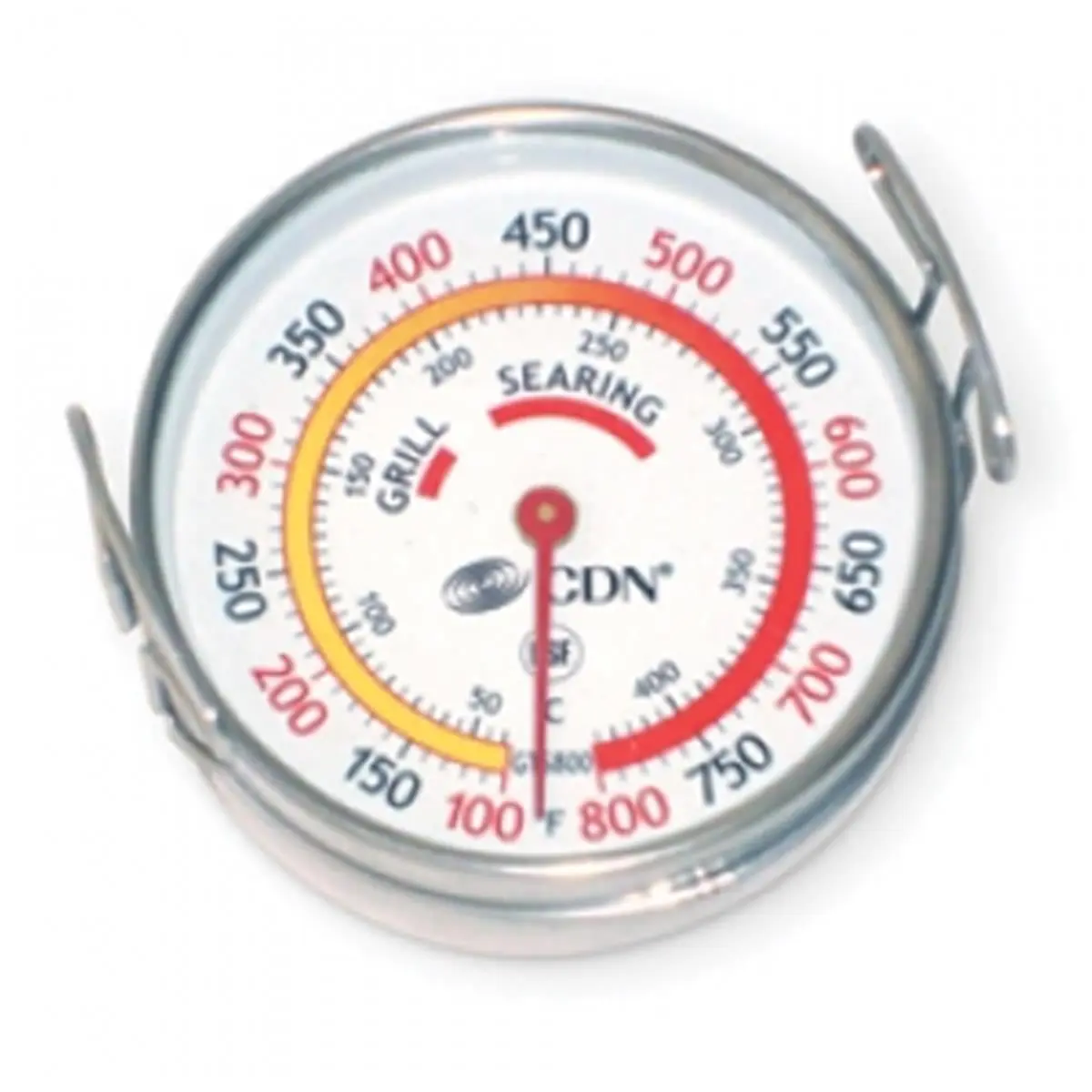 CDN GTS800X ProAccurate Stainless-Steel Kitchen Thermometer, Kitchen Utensil for Grill Surfaces, Utensils